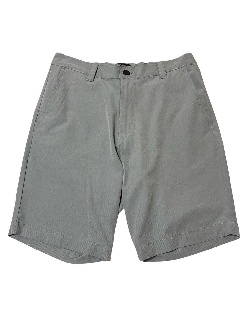 Banana Republic Flat Front Shorts Men’s 32 Griffin Grey Stretch Chinos